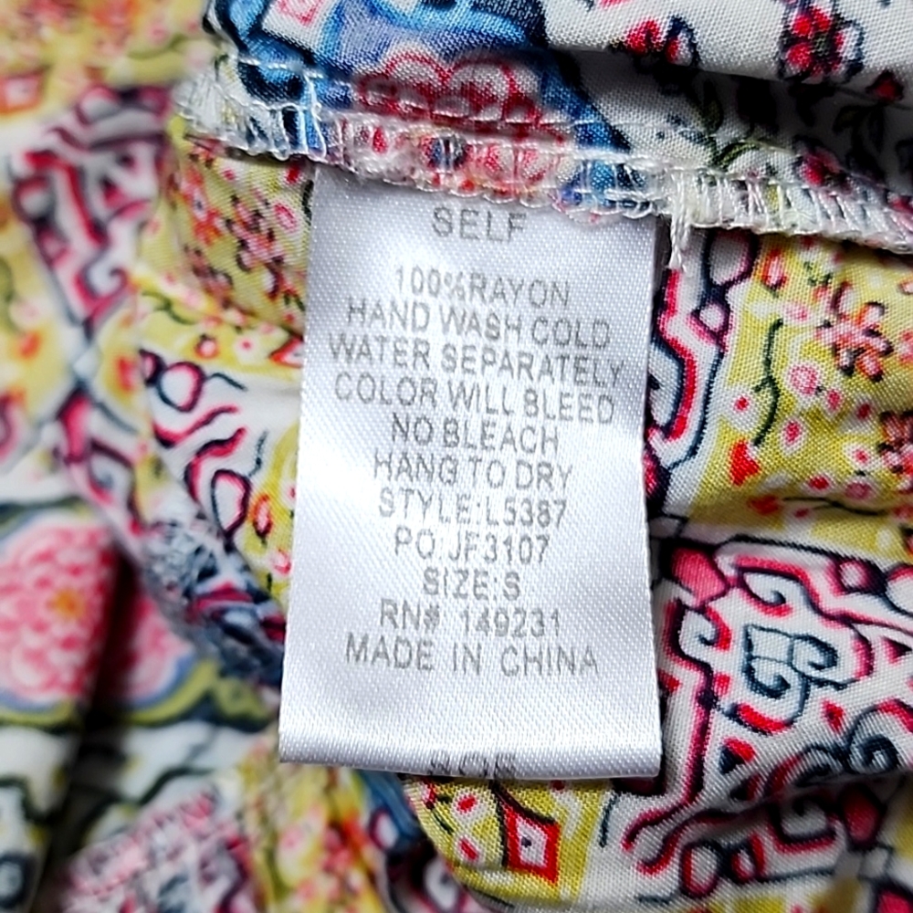 Kori America Floral Patchwork Bohemian Dress Size S - Picture 8 of 8